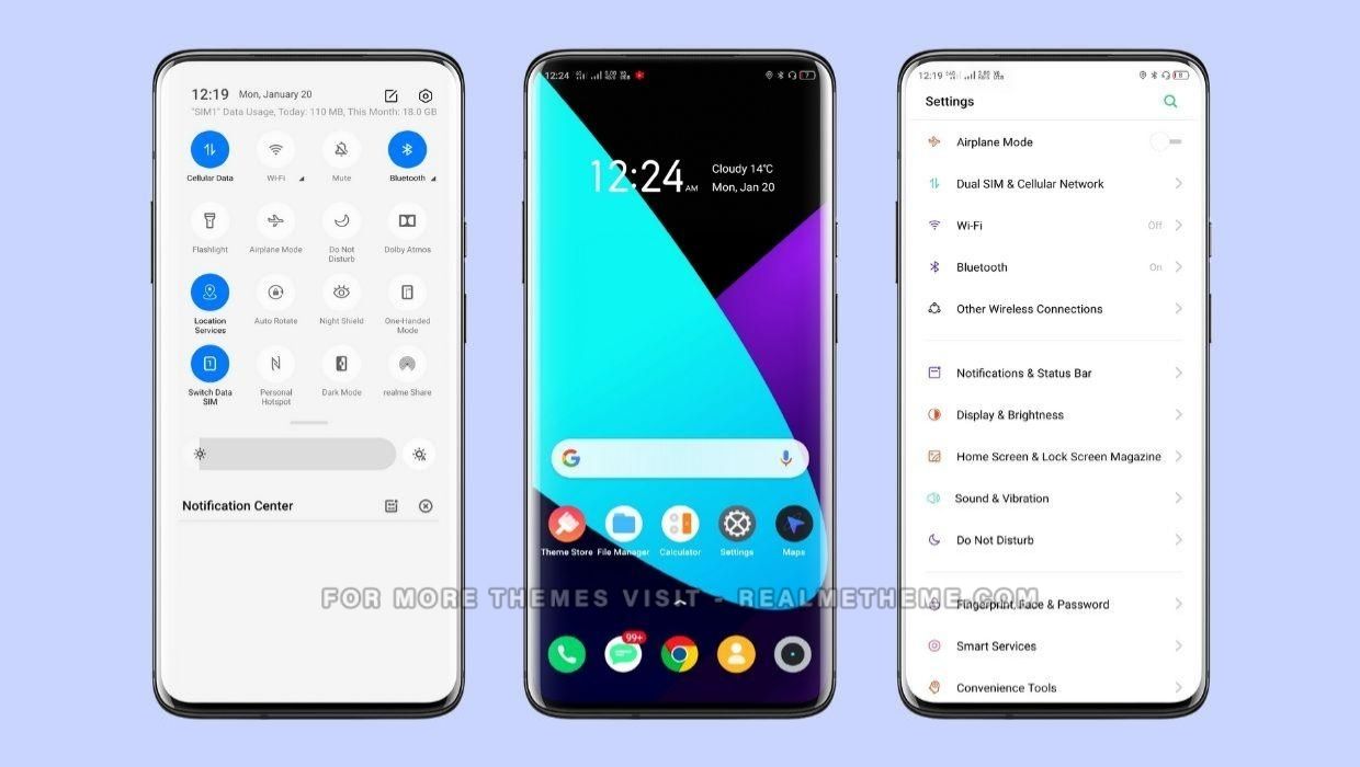 Realme UI Theme for Oppo and Realme Devices
