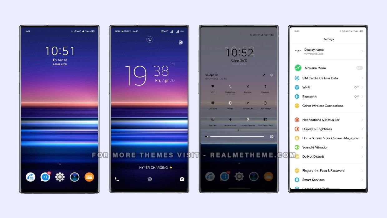  Xperia UI Theme for Realme Devices