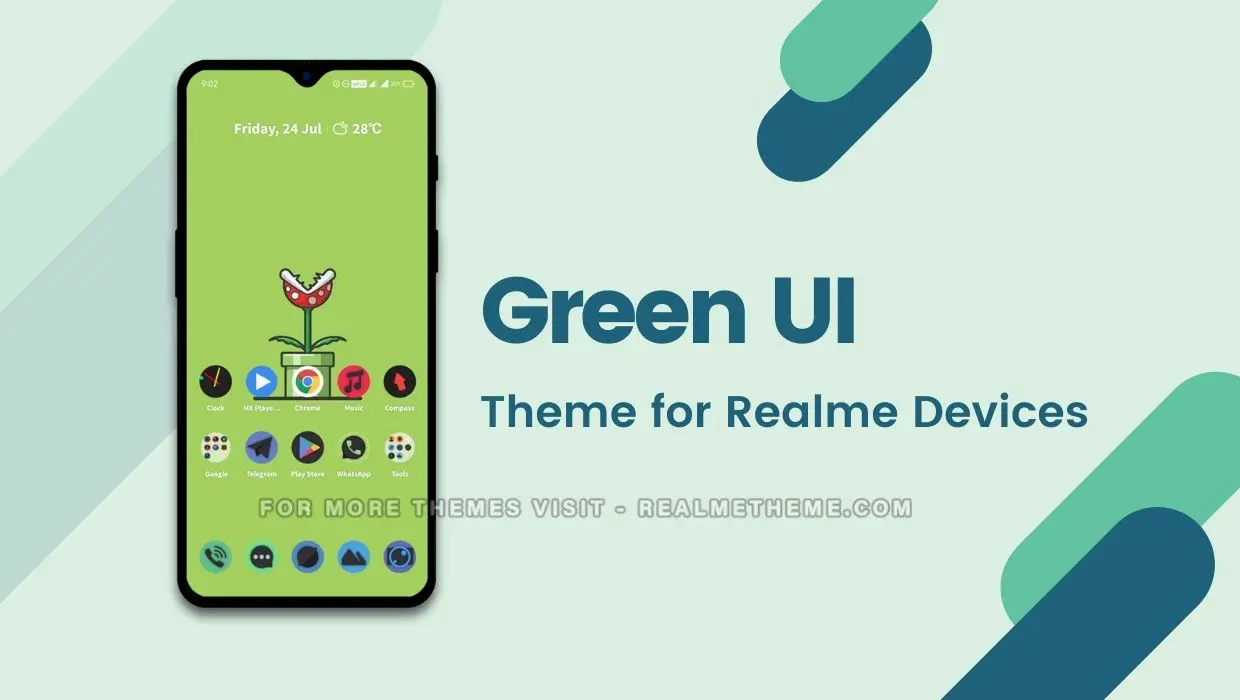 Green UI Theme for Realme Devices