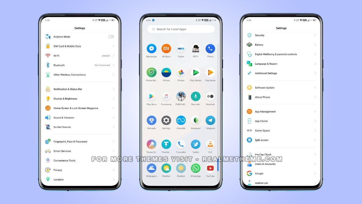 OxygenOS theme for Realme Devices