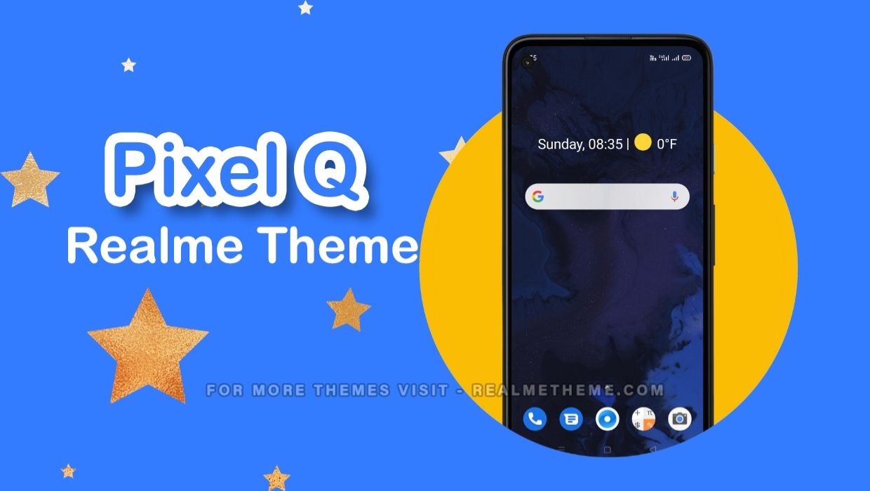 Pixel Q Realme Theme