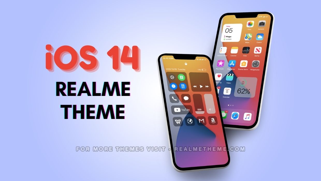 iOS 14 Theme for Realme UI and ColorOS Based Devices