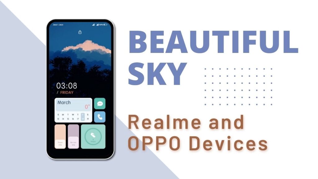 Beautiful Sky Realme UI and ColorOS Theme