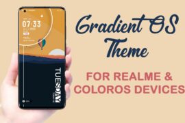 Gradient OS Realme UI Theme with Unique Lock Screen Design Gradient OS Realme UI and ColorOS Theme