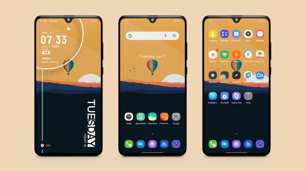 Gradient OS Realme UI and ColorOS Theme