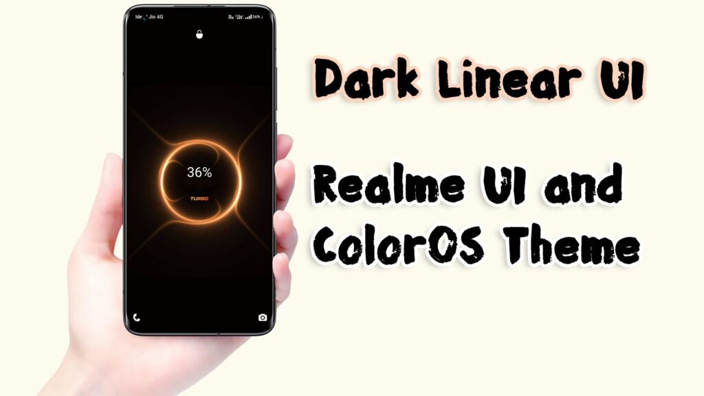 Linear UI Dark Theme for Realme UI and ColorOS Devices