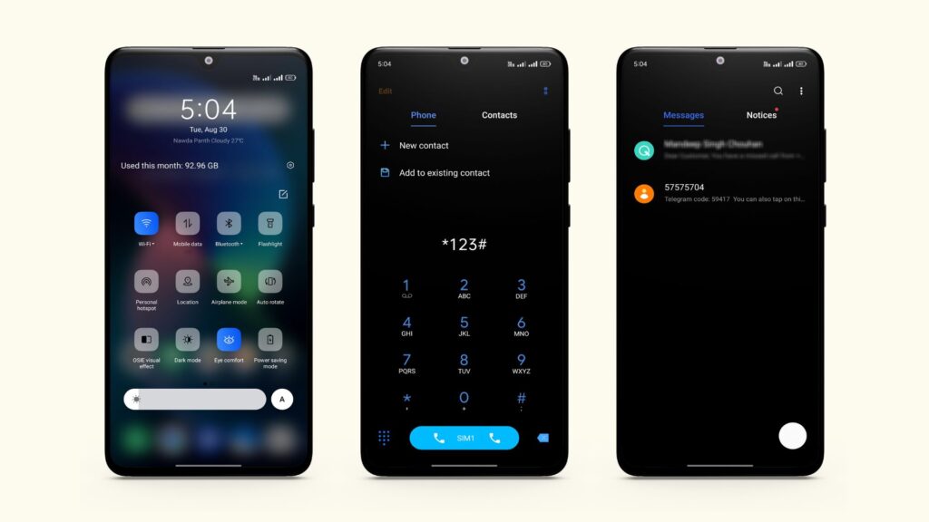 Linear UI Dark Theme for Realme UI and ColorOS Devices